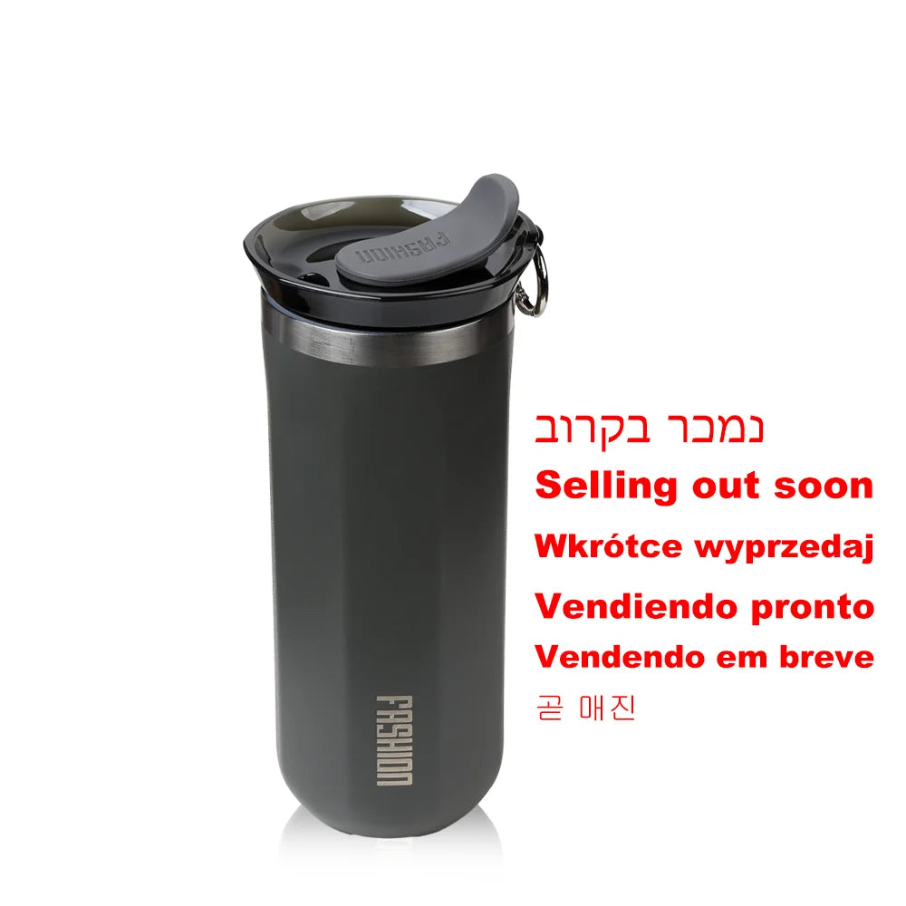 Thermal Mug Thermos Bottle for Coffee Tumbler Cup Water Bottle Stainless Steel Insulated Vacuum Flask Leakproof Travle Drinkware