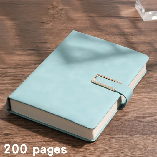 A5 Thickened Deer Head Notebook Business PU Soft Leather Notepad with Horizontal Lines School Office Supplies Stationery