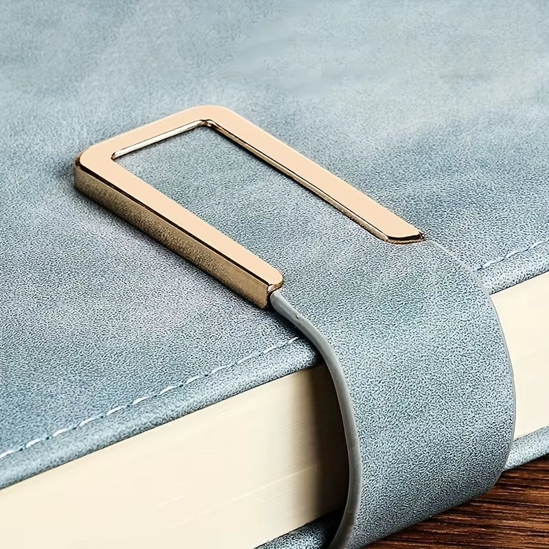 A5 Thickened Deer Head Notebook Business PU Soft Leather Notepad with Horizontal Lines School Office Supplies Stationery