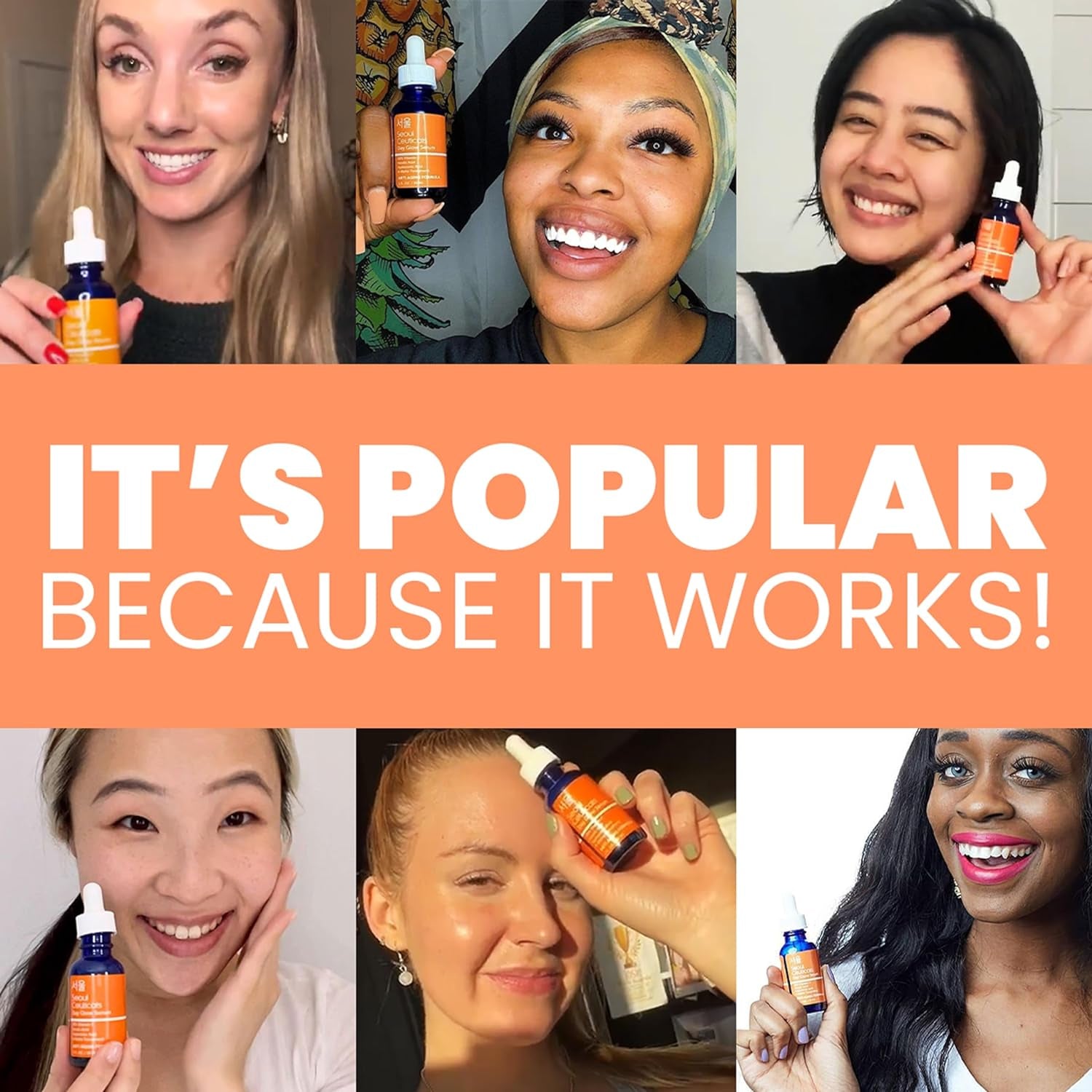 Seoulceuticals Korean Skin Care Korean- 20% Vitamin C Hyaluronic Acid Serum + CE Ferulic Acid - Potent anti Aging, anti Wrinkle Korean Beauty 1Oz