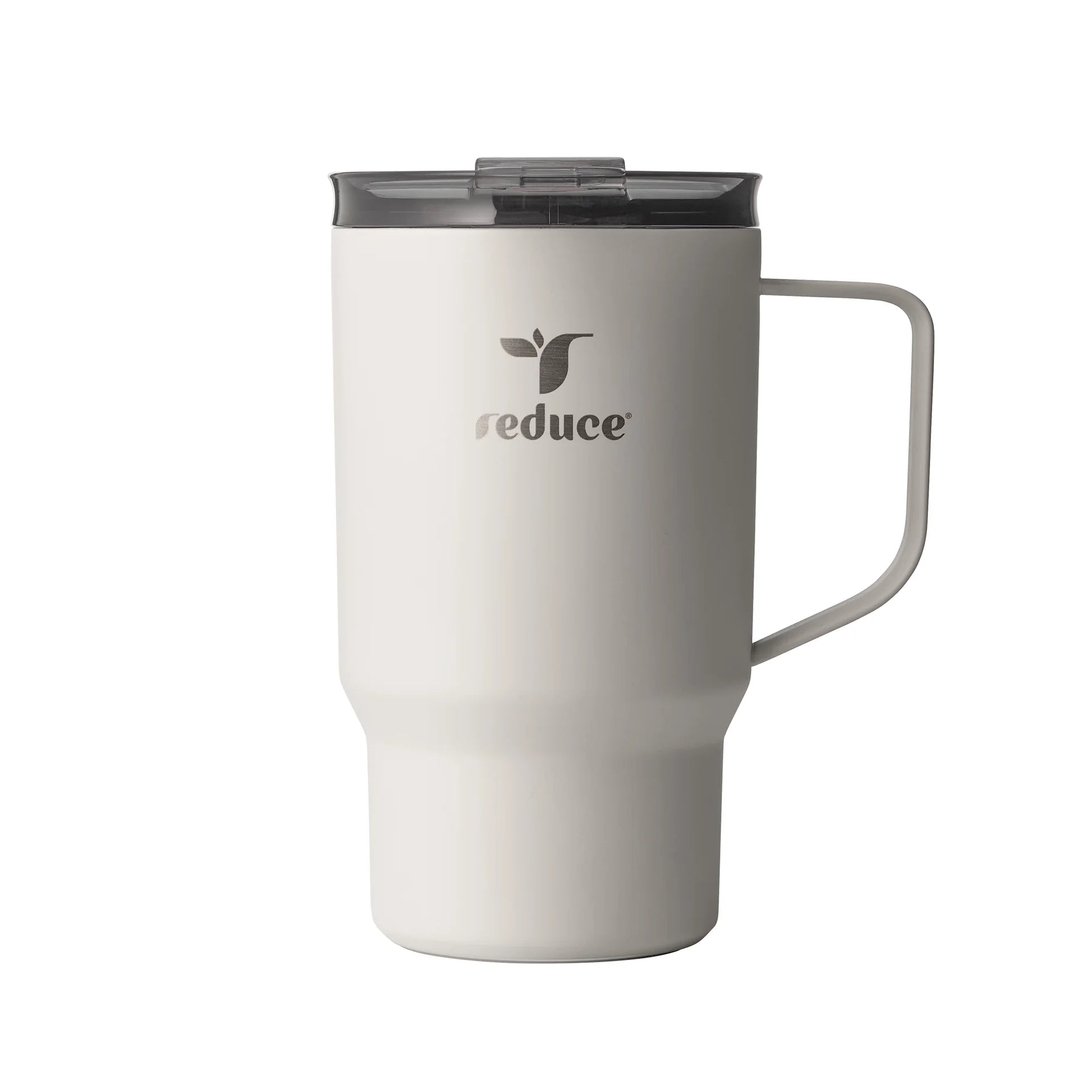 Reduce Vacuum Insulated Stainless Steel Hot1 18Oz Travel Mug with Adjustable Flow Lid: Linen