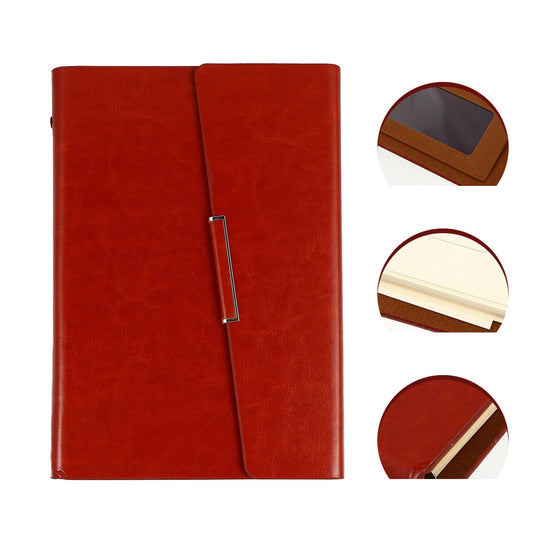 WHAMVOX Business Notebook the Office Planner Notebooks for Work Travel Brown