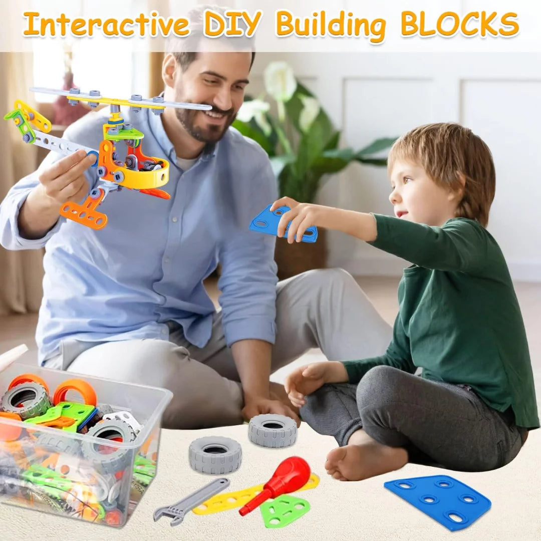 RORONOVA 10-in-1 STEM Building Toys - Creative Educational Fun for Kids Ages 4-8 - Perfect Birthday and Easter Gift!