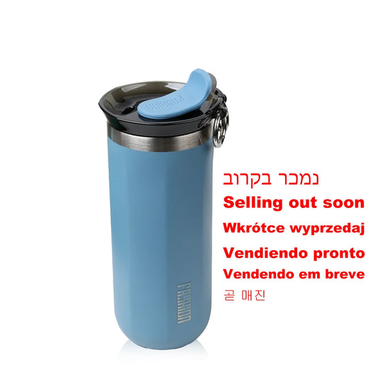 Thermal Mug Thermos Bottle for Coffee Tumbler Cup Water Bottle Stainless Steel Insulated Vacuum Flask Leakproof Travle Drinkware