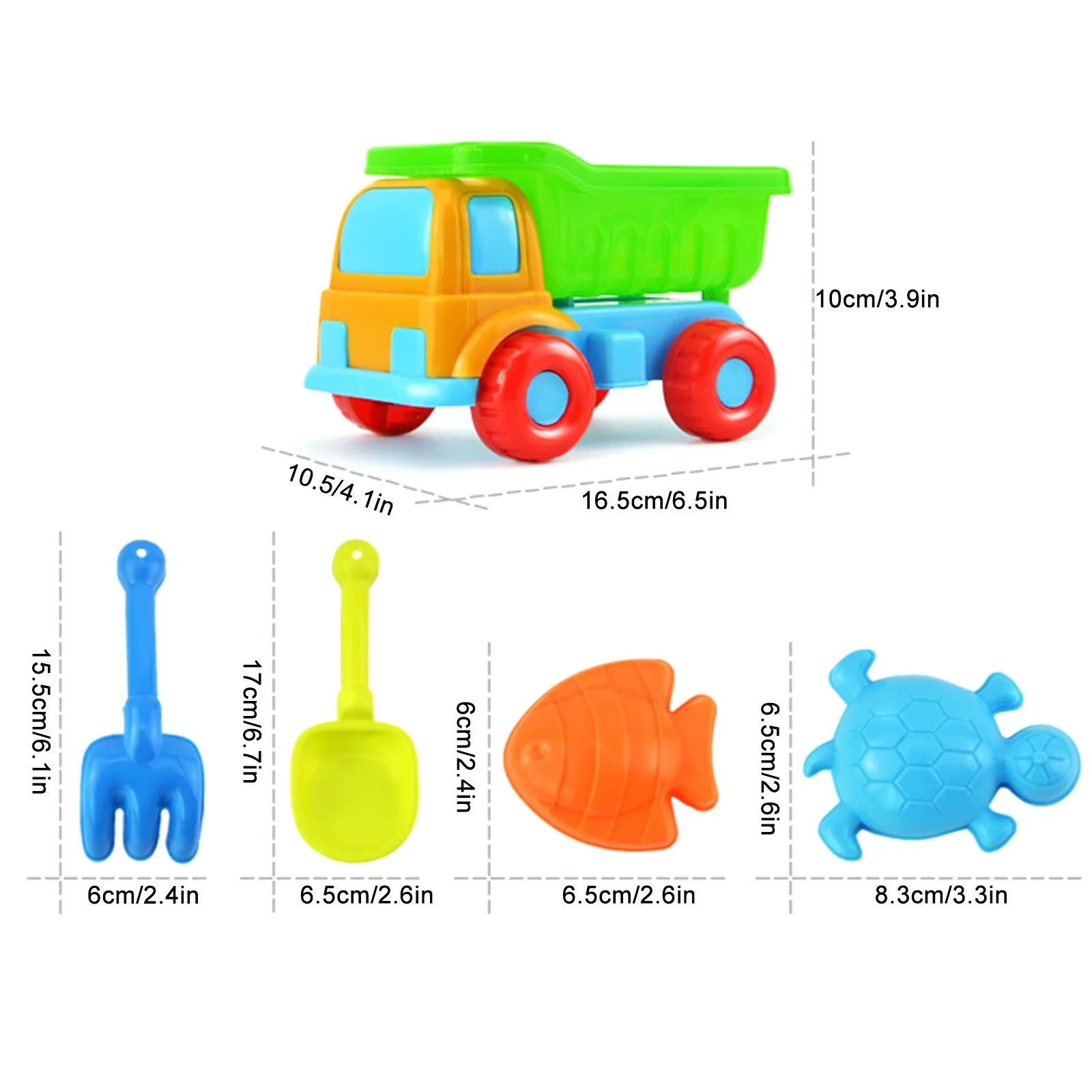 Wmkox8Yii Beach Toys for Kids，5 Piece Beach Toy Sand Set Sand Play Sandpit Toy Summer Outdoor Toy