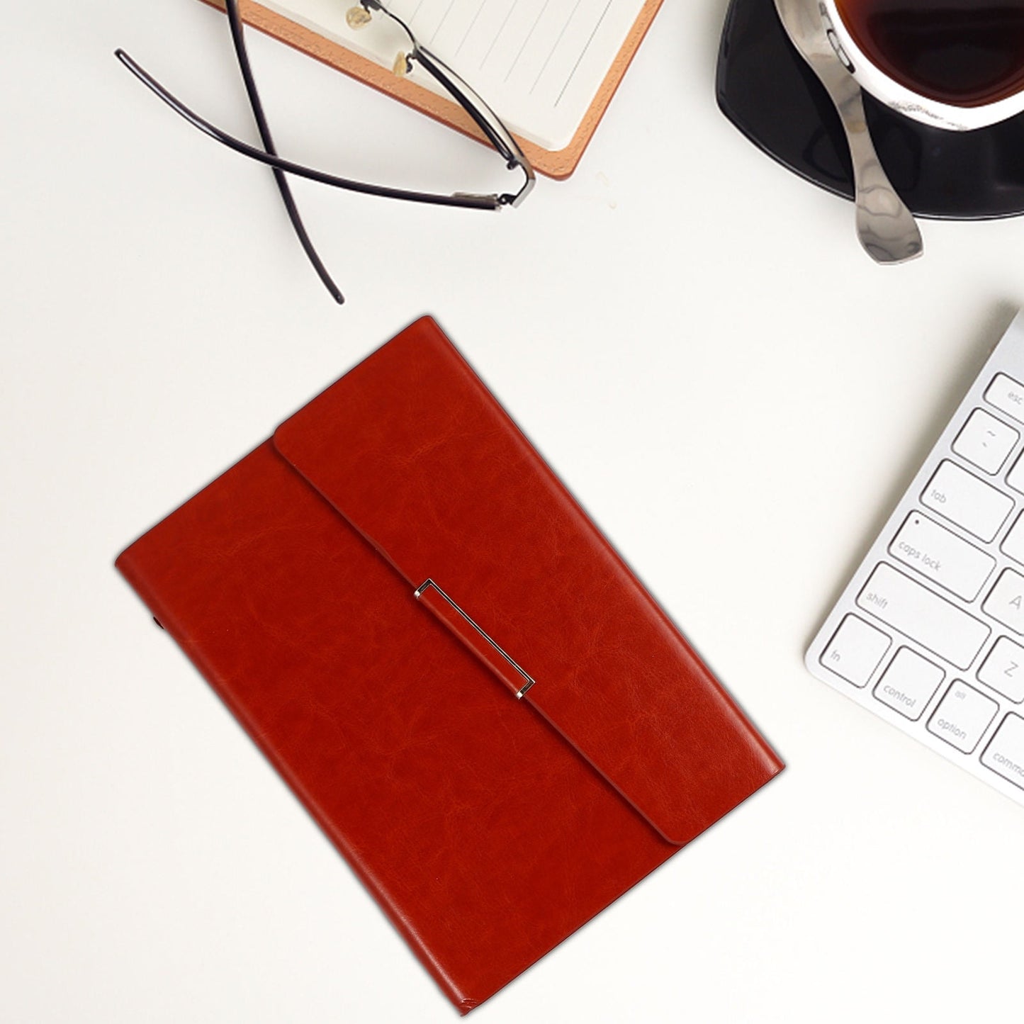 WHAMVOX Business Notebook the Office Planner Notebooks for Work Travel Brown