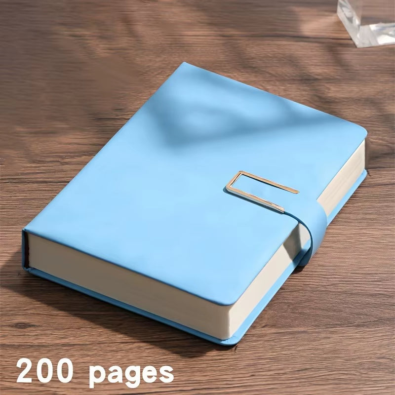A5 Thickened Deer Head Notebook Business PU Soft Leather Notepad with Horizontal Lines School Office Supplies Stationery