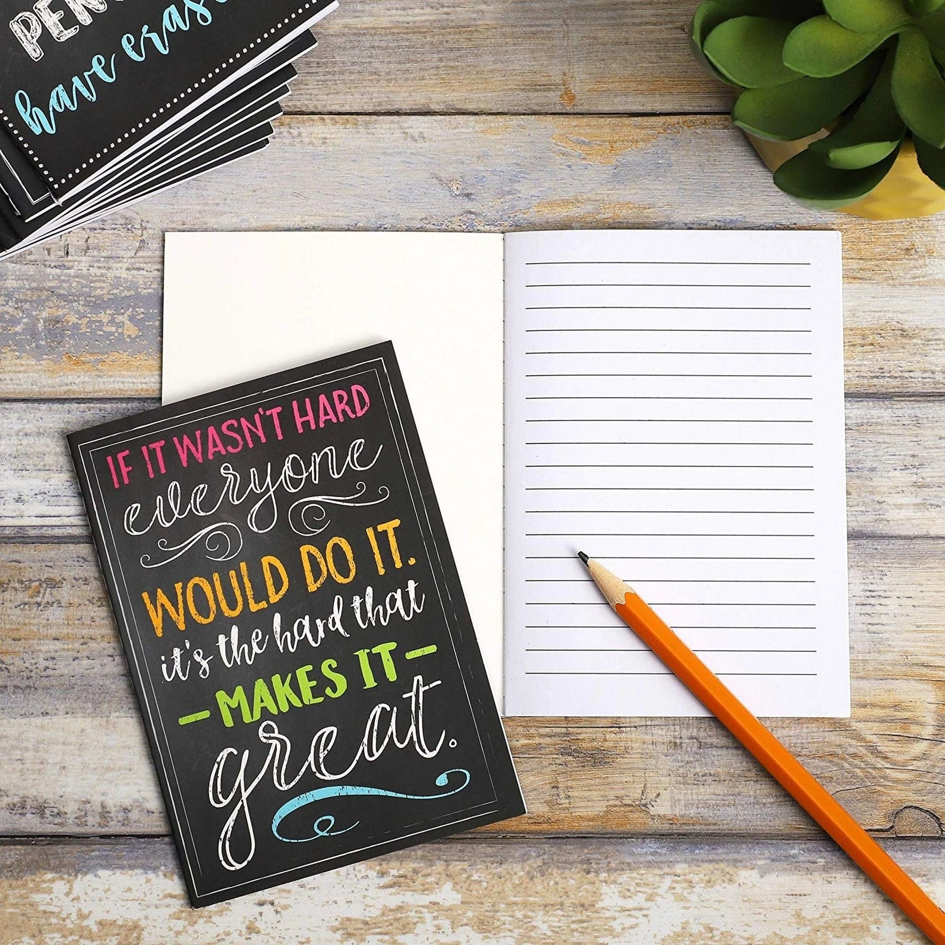 24 Pack Small Inspirational Notebooks with Growth Mindset Quotes - Pocket Size - Motivational Journal Notepads for Students, School, Office, Employee Gifts (3.5X5 In)