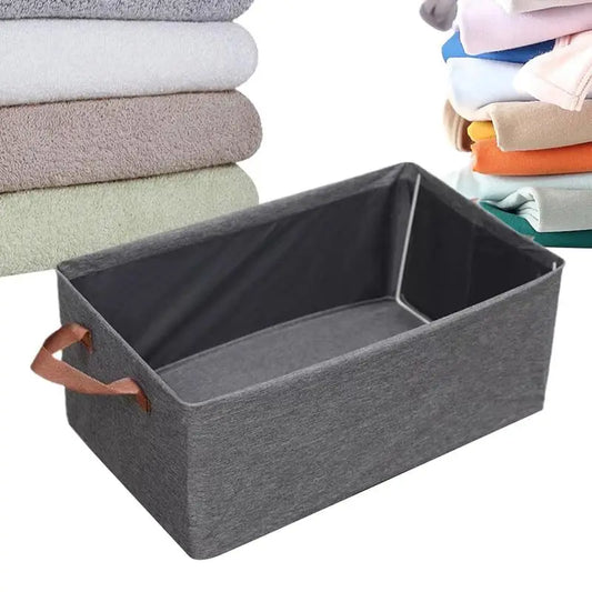 Foldable Storage Bin Clothes Storage Box Closet Organizer Folding Clothes Container for Shoe Pantry Home Garage Workplace